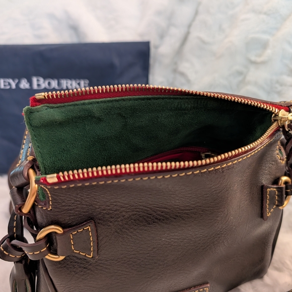 Dooney & Bourke Black Crossbody Bag with Red Accents - Picture 9 of 13